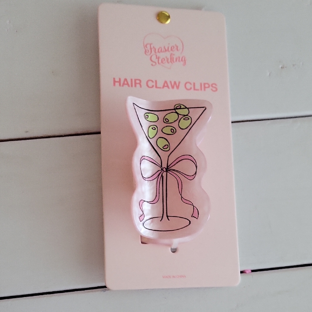 Pink Hair Claw Clips